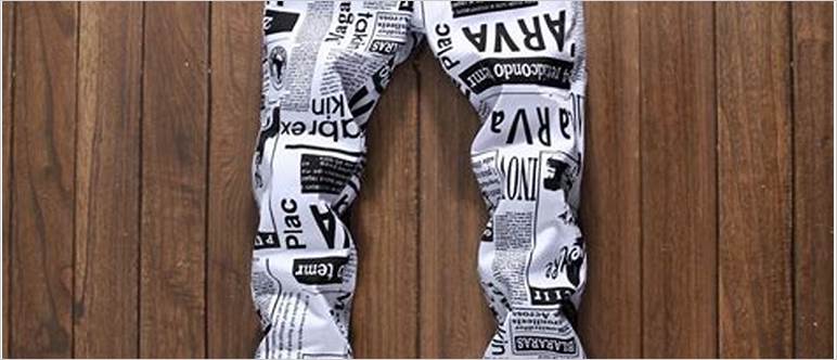 Newspaper pants mens